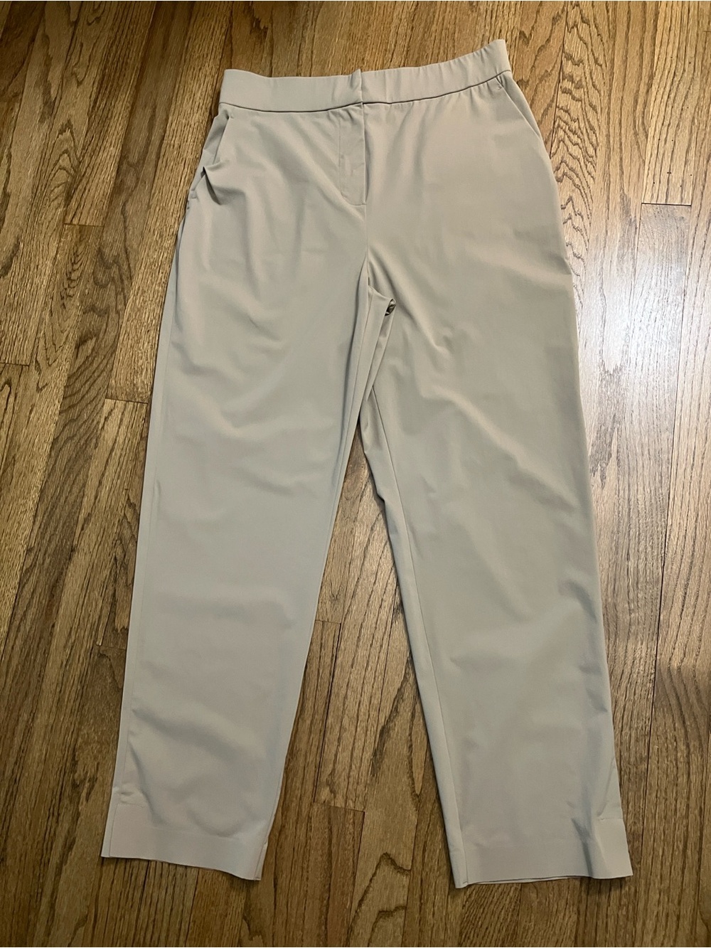 MaxMara Leisure Camel Stretch Jersey Ankle L Pant Travel Golf Style